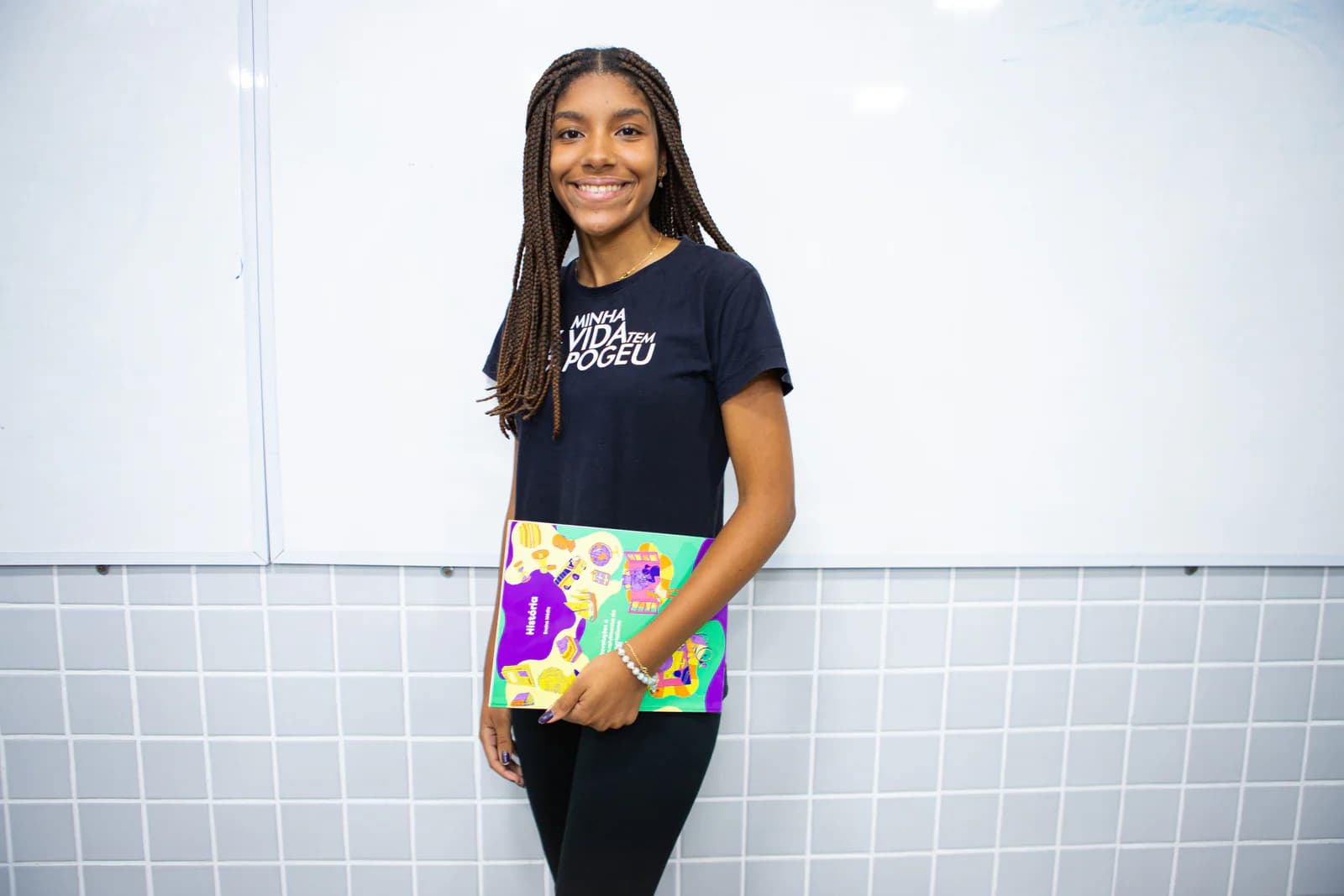 Aluna do Ensino Médio do Apogeu