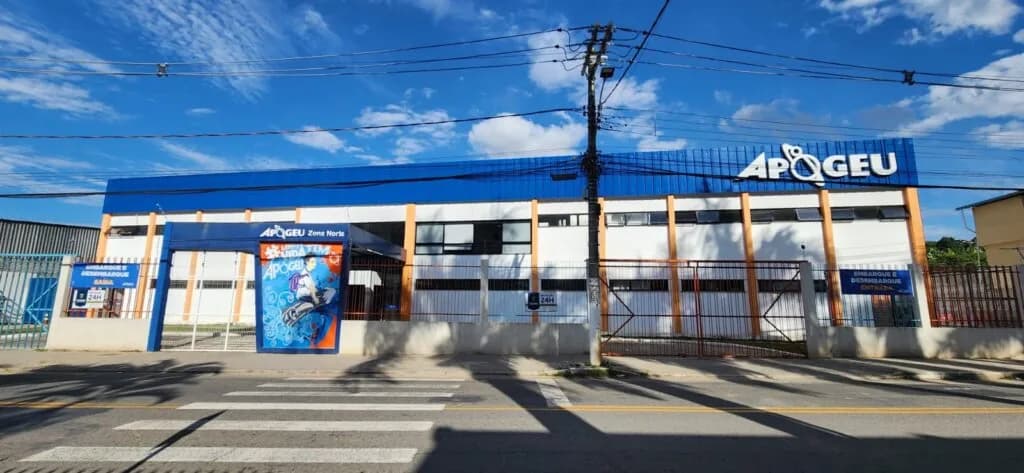 Fachada da unidade Apogeu Zona Norte